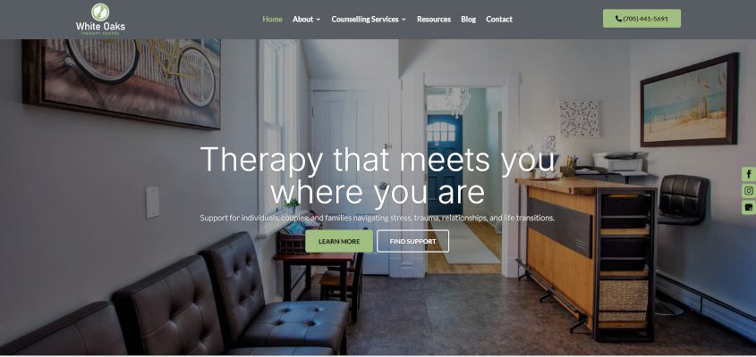 White Oaks Therapy Centre blog